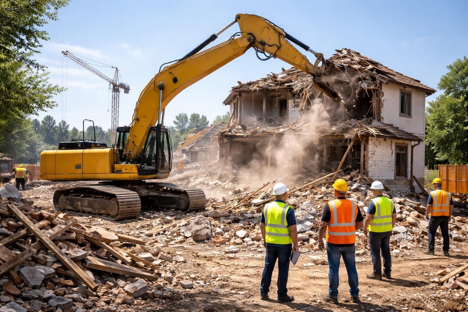découvrez les tarifs moyens pour la démolition d'une maison et les facteurs qui influencent le coût afin de mieux préparer votre projet de démolition.