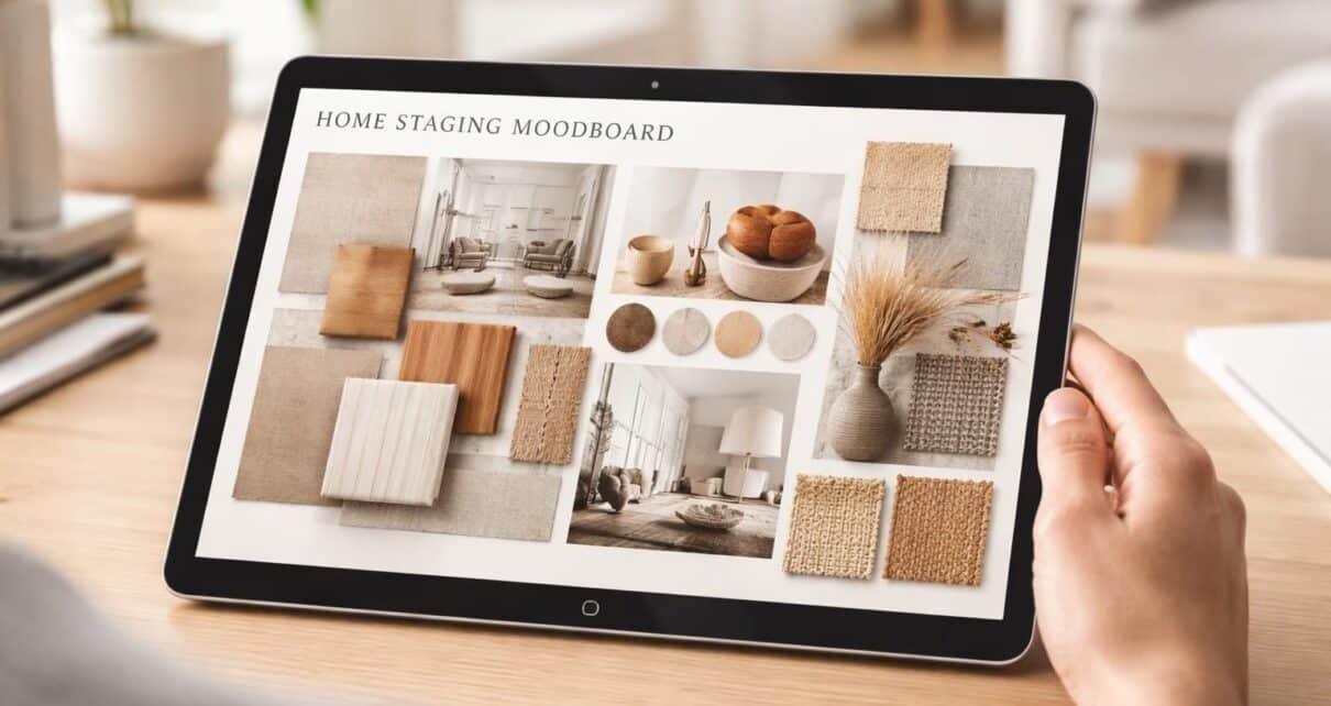 découvrez la méthode efficace de home staging avec un moodboard travaux sur tablette tactile microsoft, pour organiser et visualiser facilement vos projets de rénovation.