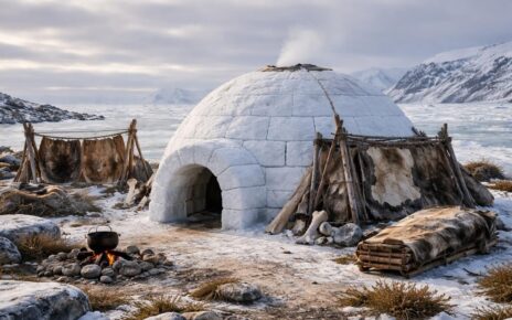découvrez comment les inuits utilisent des matériaux traditionnels pour construire leurs habitations en parfaite harmonie avec la nature, alliant savoir-faire ancestral et respect de l'environnement.