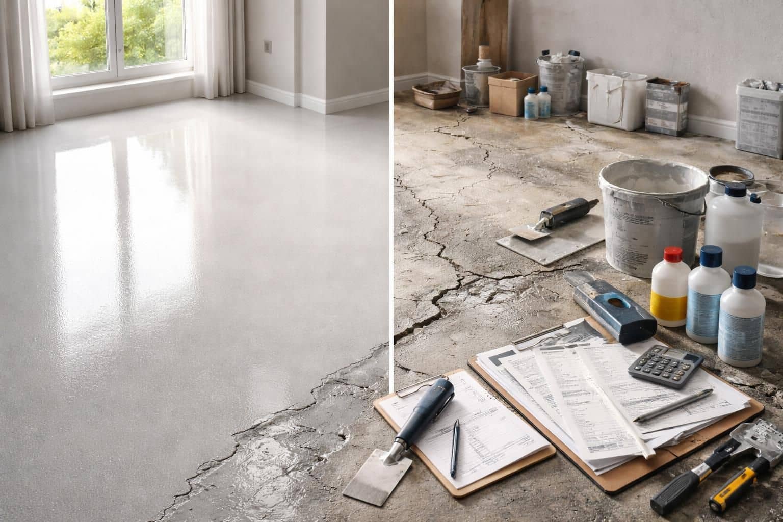 découvrez comment les avantages et inconvénients du sol en résine peuvent influencer votre budget rénovation et faites un choix éclairé pour vos travaux.