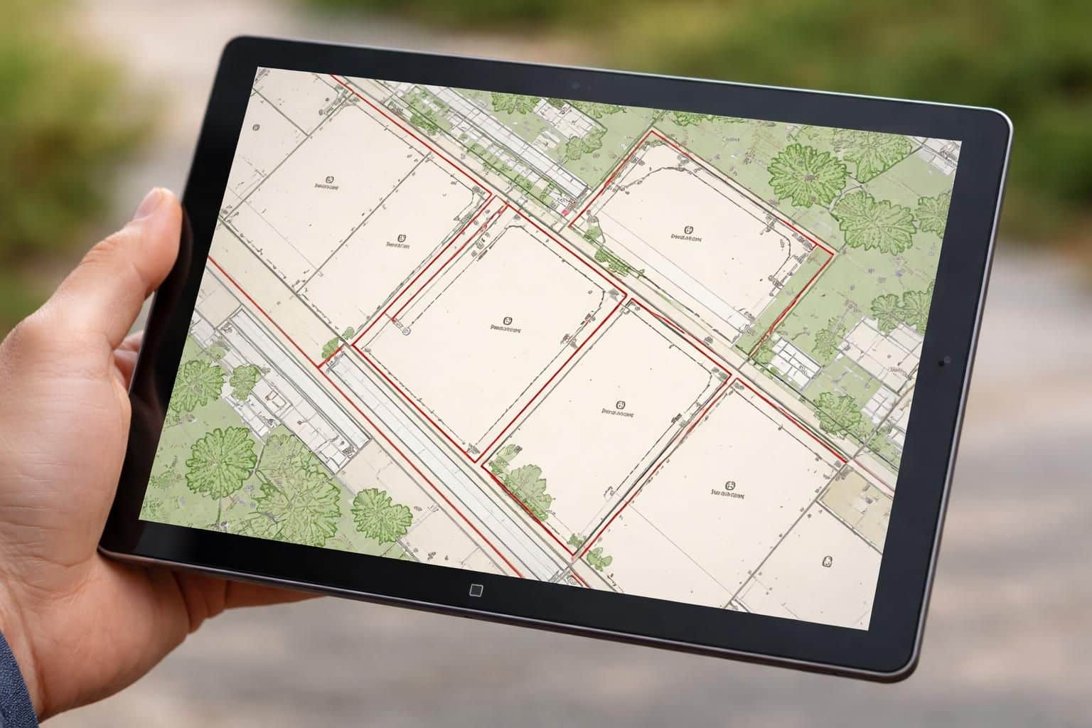 découvrez comment visualiser facilement le cadastre et les servitudes d'un terrain sur une tablette tactile microsoft pour une gestion simplifiée et efficace.
